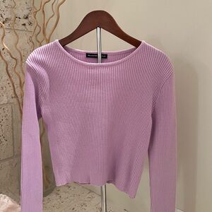 Brandy Melville Purple Long Sleeve